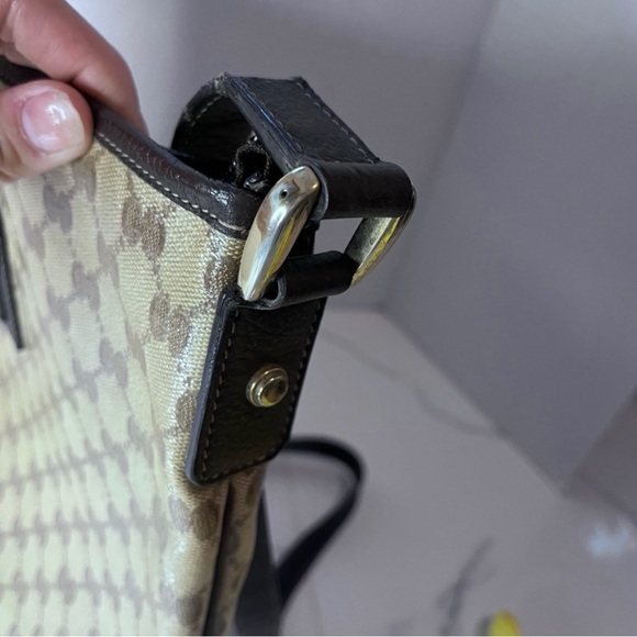 Sale ‼️Gucci Tan and Brown Monogram Shoulder Bag - Picture 8 of 15